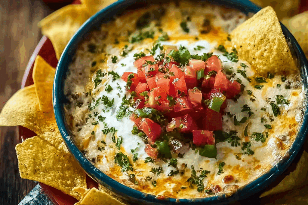 Slow Cooker Cream Cheese Taco Dip