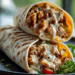 Easy Garlic Chicken Wrap