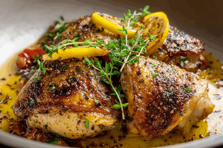 Lemon Pepper Chicken Legs and Thighs