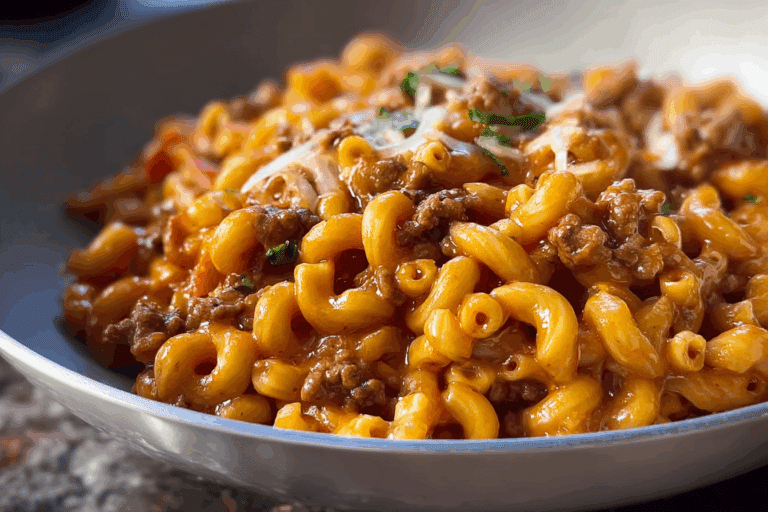 Cheesy Homemade Hamburger Helper