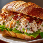 Bacon Ranch Chicken Salad Sandwich
