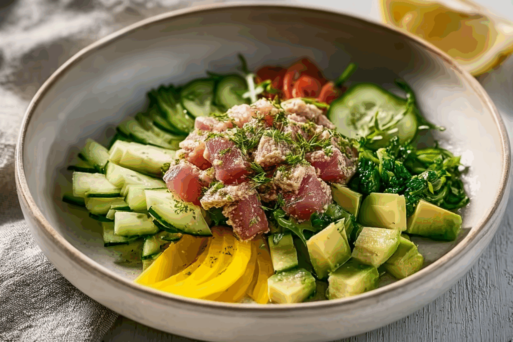 Fresh Tuna Salad Bowl