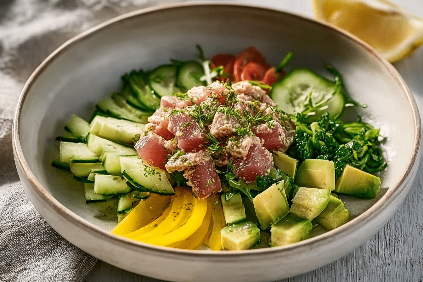Fresh Tuna Salad Bowl