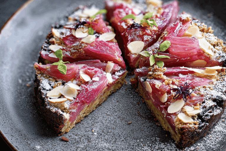 Rhubarb & Almond Rustic Dream