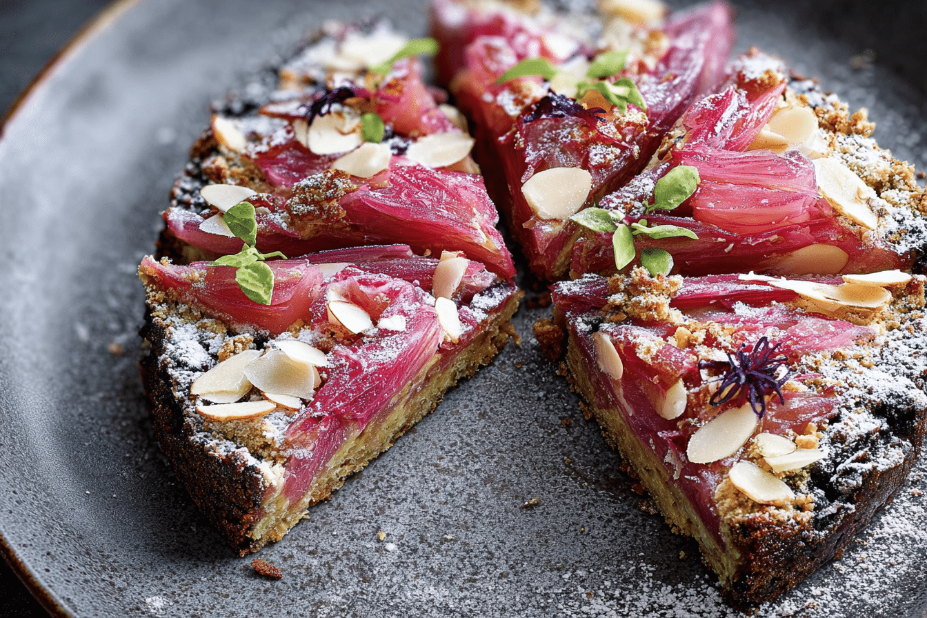 Rhubarb & Almond Rustic Dream