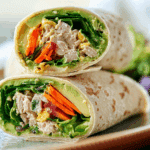 Tuna Avocado Egg Wrap