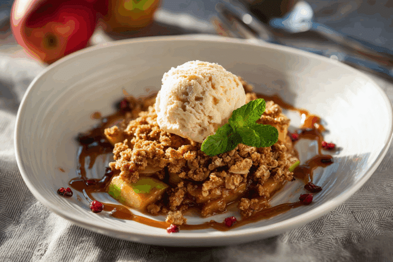 Caramel Apple Crisp