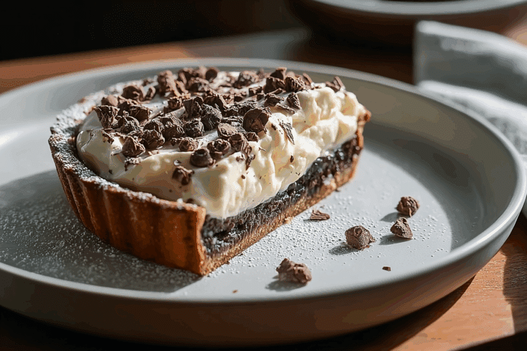 Chocolate Chip Cannoli Pie