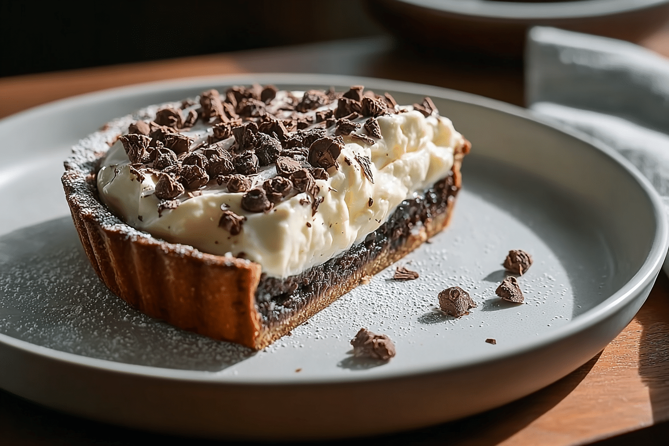 Chocolate Chip Cannoli Pie