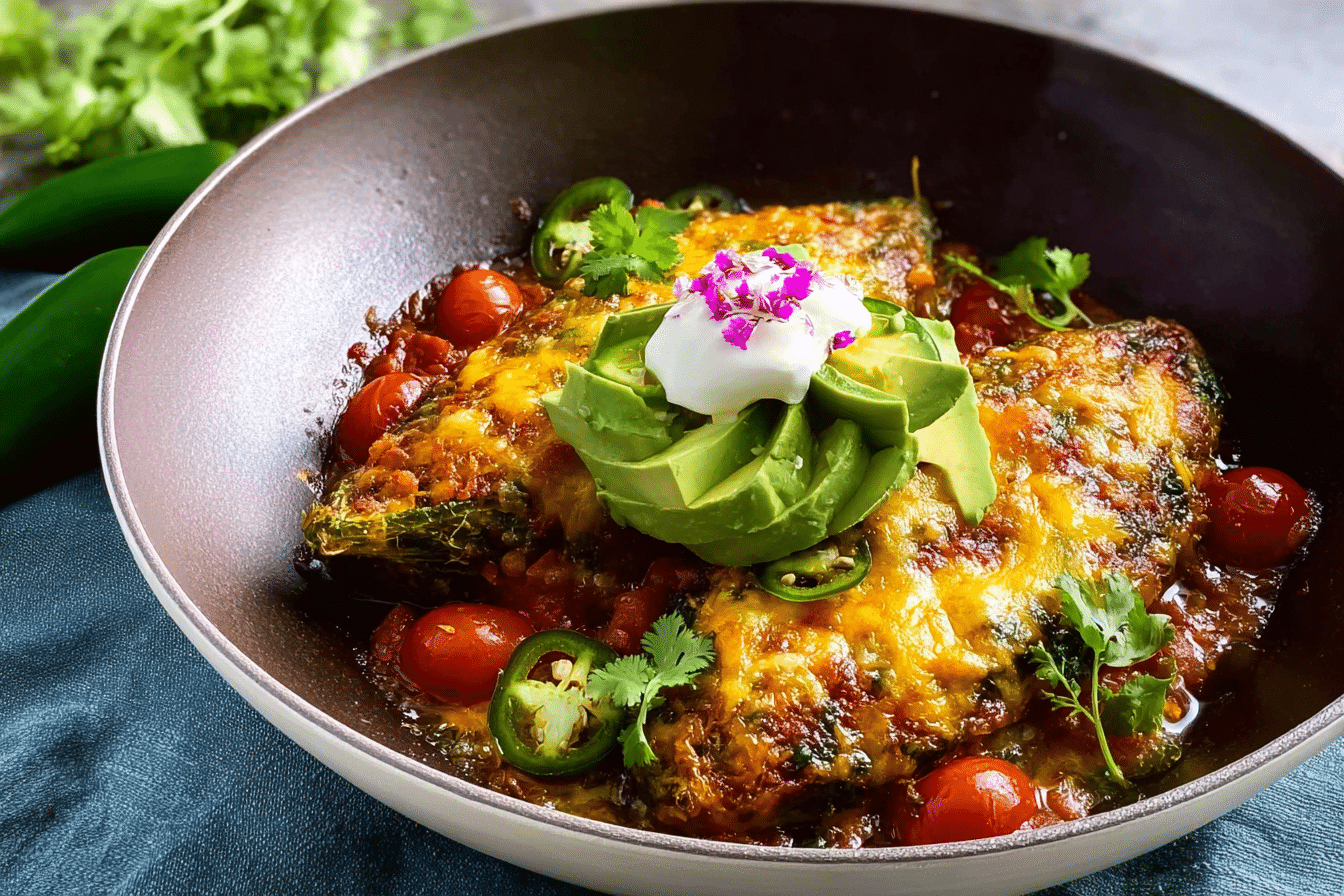 Baked Chile Rellenos