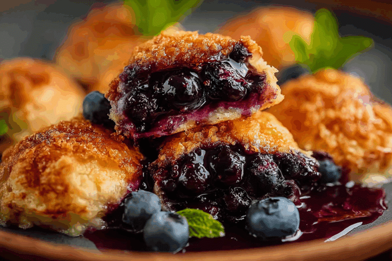 Blueberry Pie Bombs