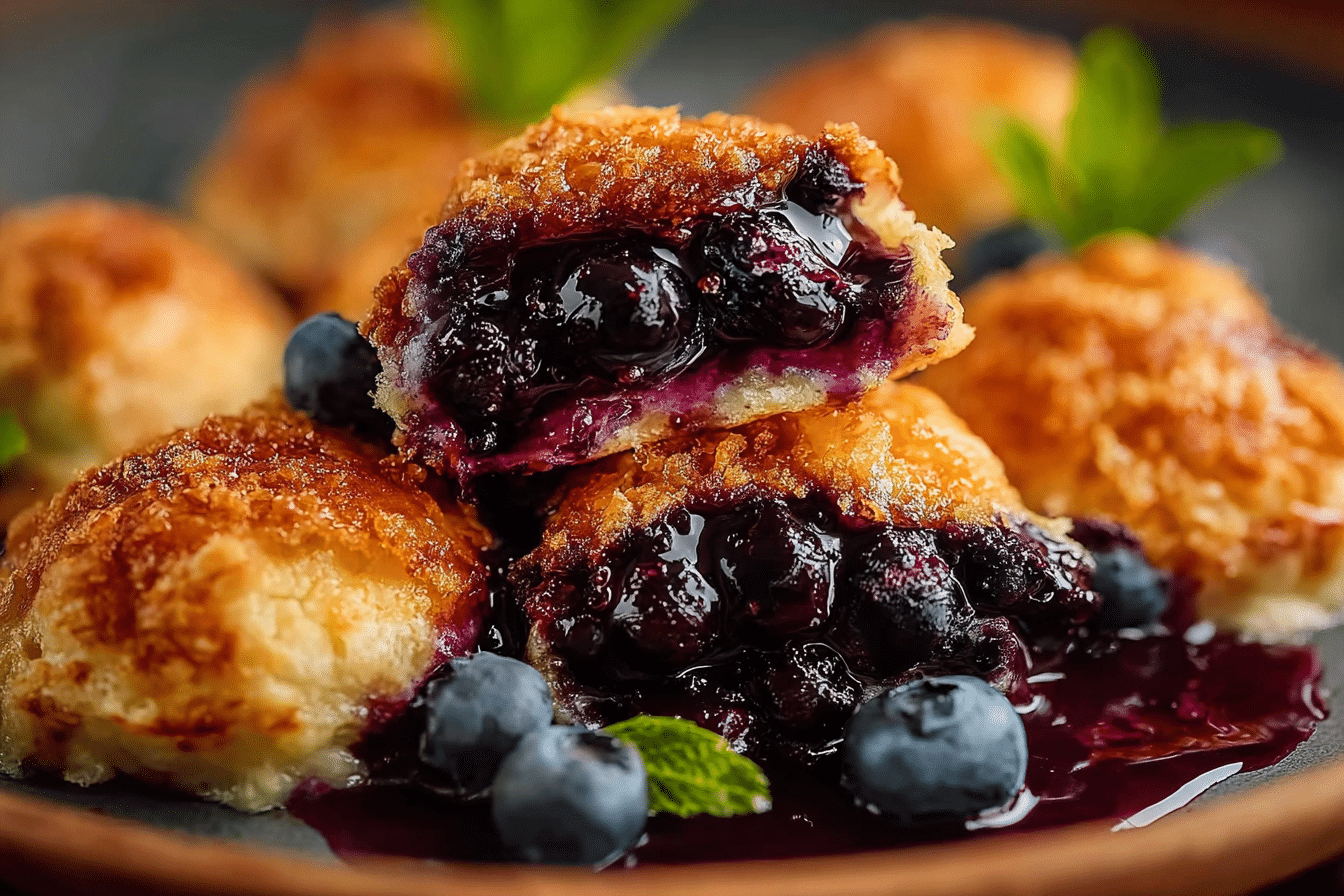 Blueberry Pie Bombs