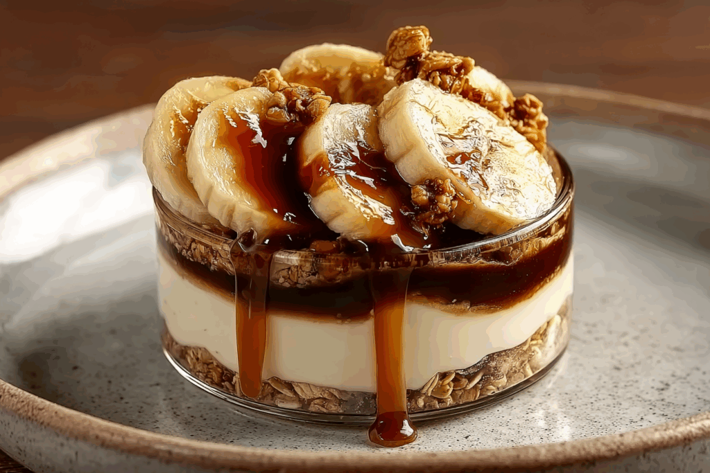 Banana Caramel Crunch Parfait