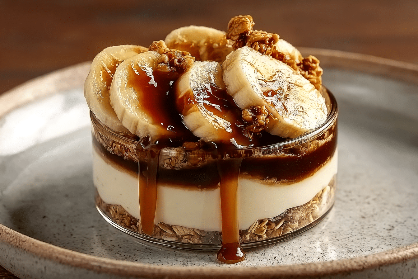 Banana Caramel Crunch Parfait