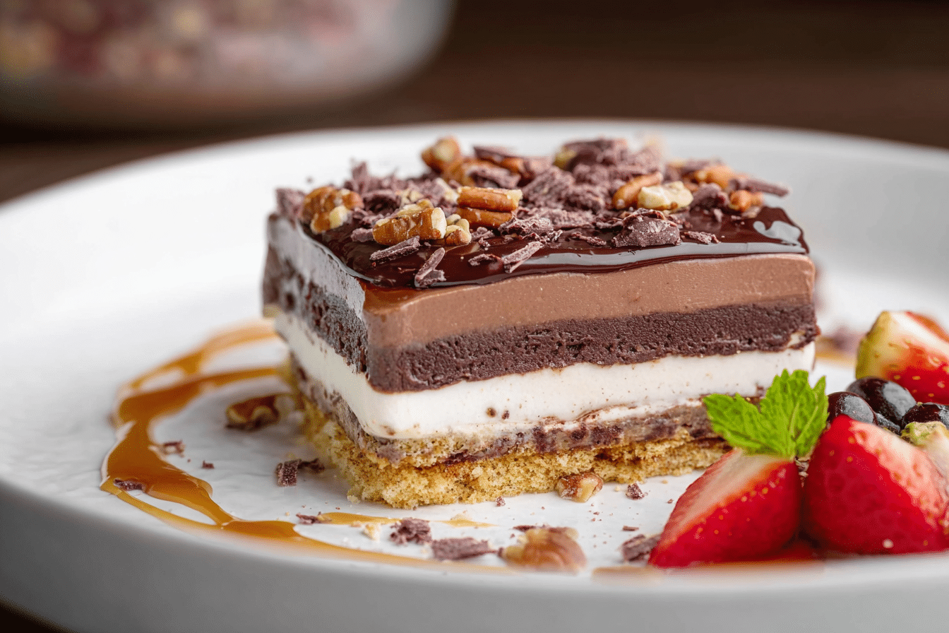 Best Chocolate Delight Recipe (Easy Layered Dessert)