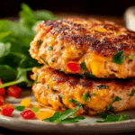 Cheddar Ranch Chicken Burgers