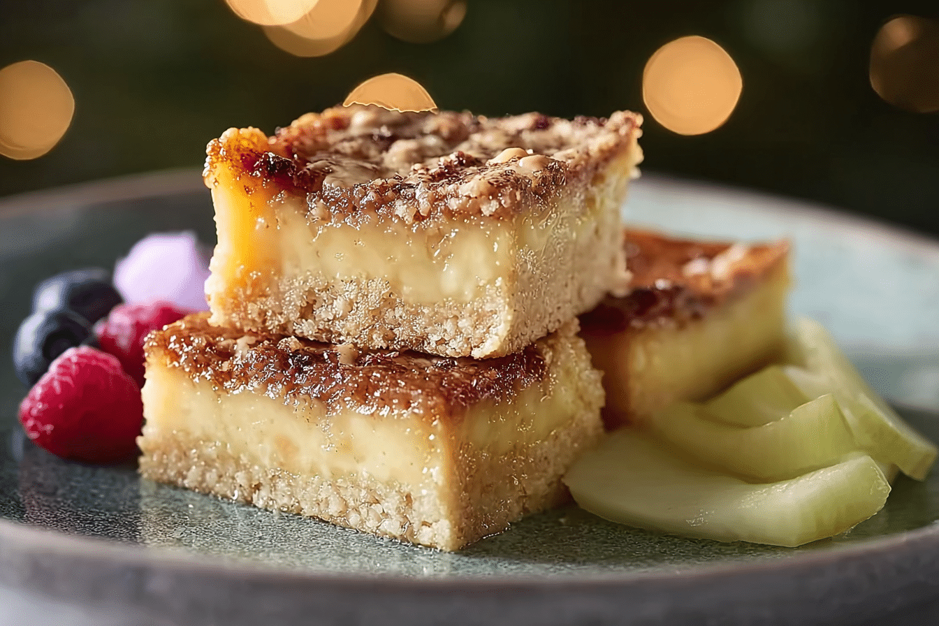 Crème Brûlée Cookie Bars
