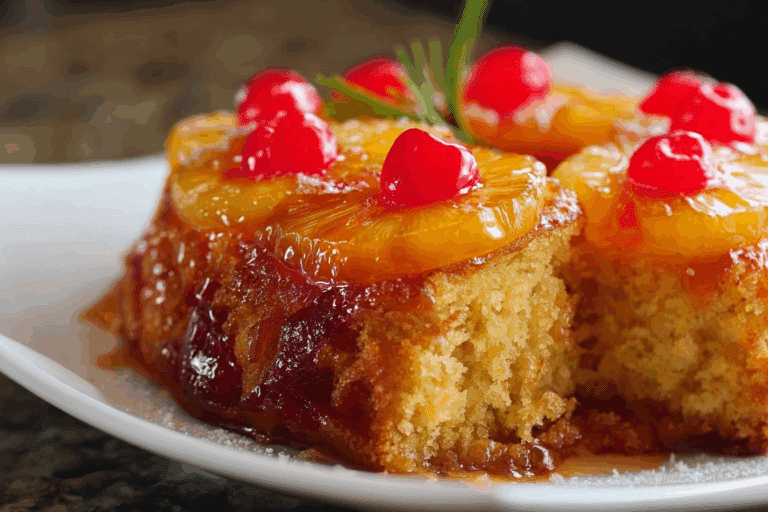 Pineapple Upside Down Pound Cake