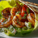 Grilled Shrimp Caesar Wraps