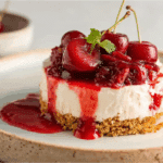 No Bake Cherry Cheesecake (Individual Servings or Trifle)
