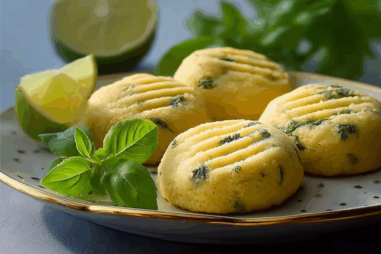 Lemon Lime Basil Italian Shortbread Cookies