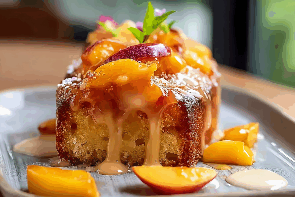 Irresistible Summer Peach Cake