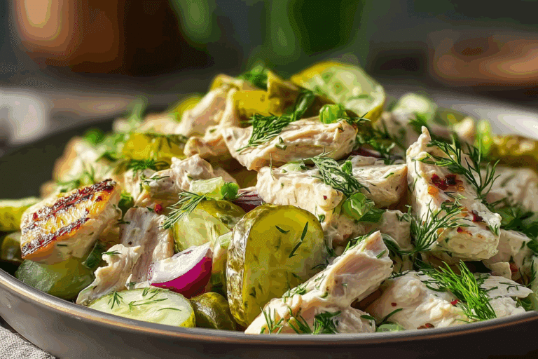 Dill Pickle Chicken Salad