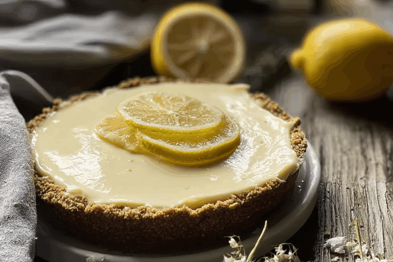 No-Bake Sugar Free Lemon Pie
