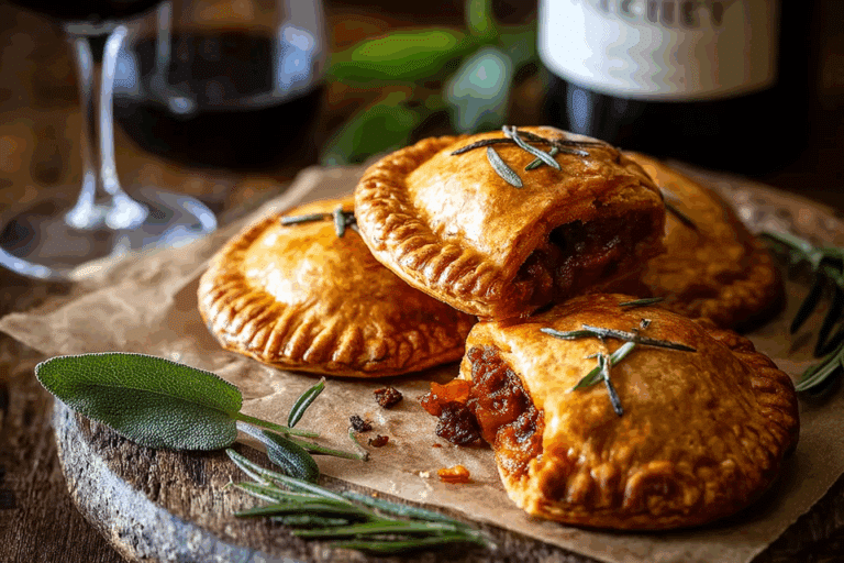 Chorizo, Pumpkin & Caramelised Onion Hand-Pies