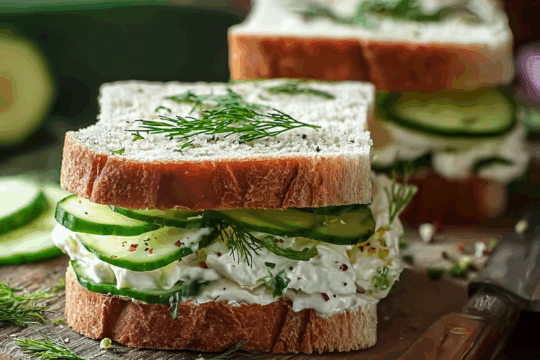 Cucumber Tea Sandwiches