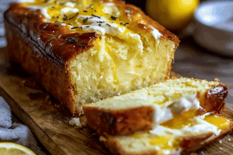 Lemon Cream Cheese Bread