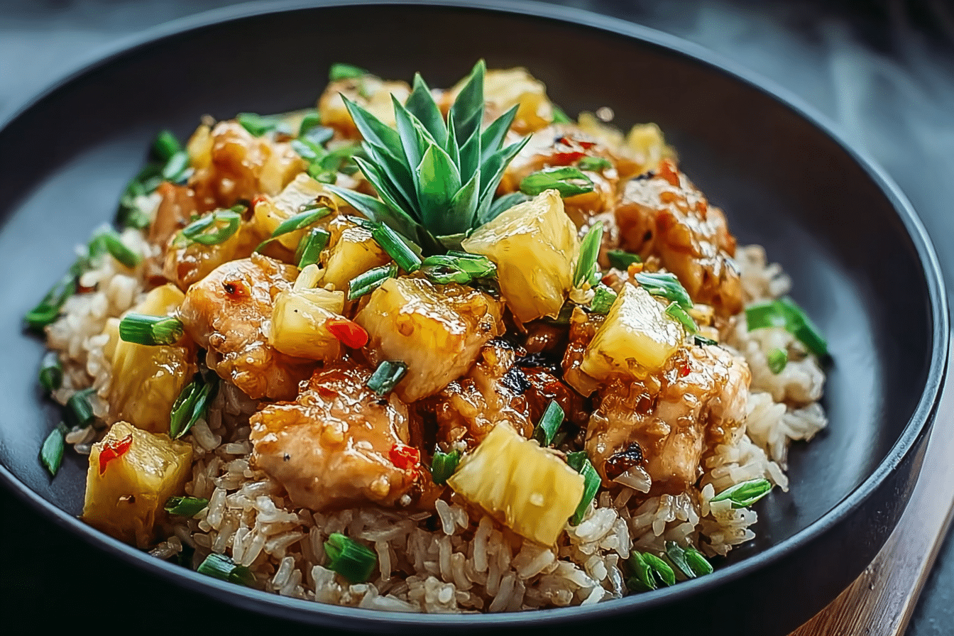 Pineapple Chicken and Rice