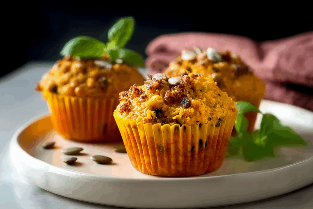 Roasted Pumpkin Muffins