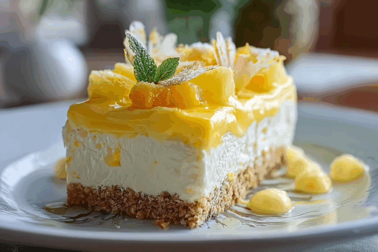 Pineapple Heaven Cheesecake