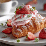 Strawberry Marshmallow Cream Croissant