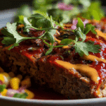 Taco Spiced Beef Meatloaf