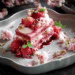 Sakura Strawberry Cream Layer Cake