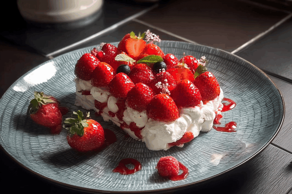 Low Carb Berry Mascarpone Cloud Cake