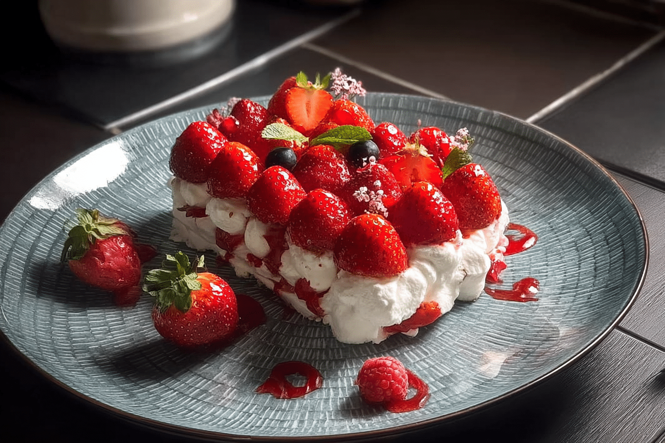 Low Carb Berry Mascarpone Cloud Cake