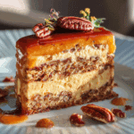 Crème Brûlée Caramel Pecan Cake