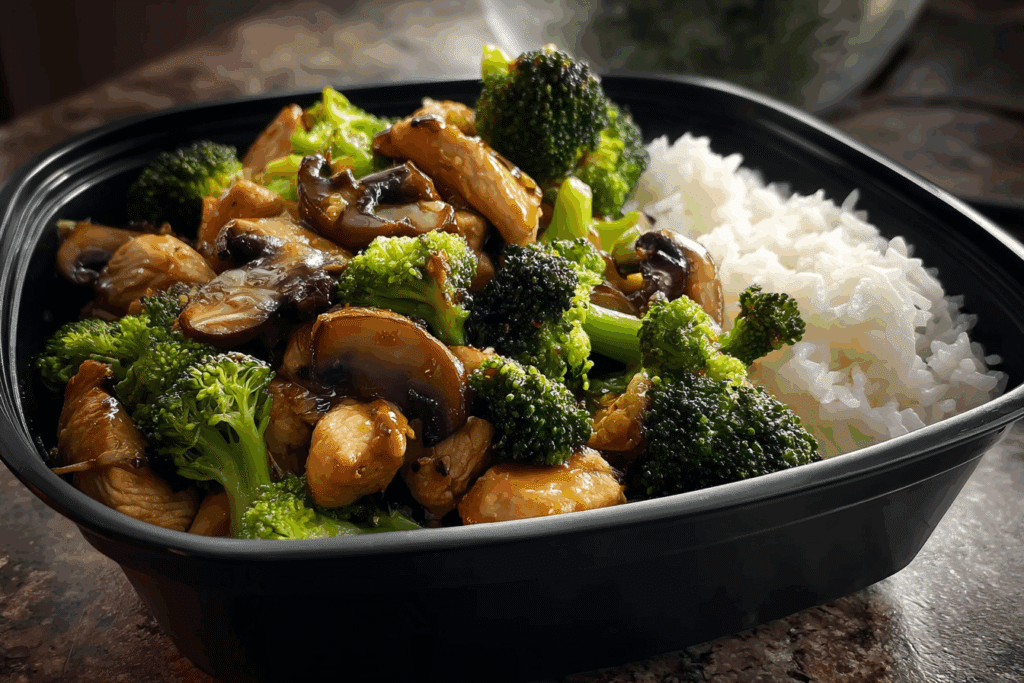 Garlic Chicken Stir-Fry with Broccoli & Mushrooms