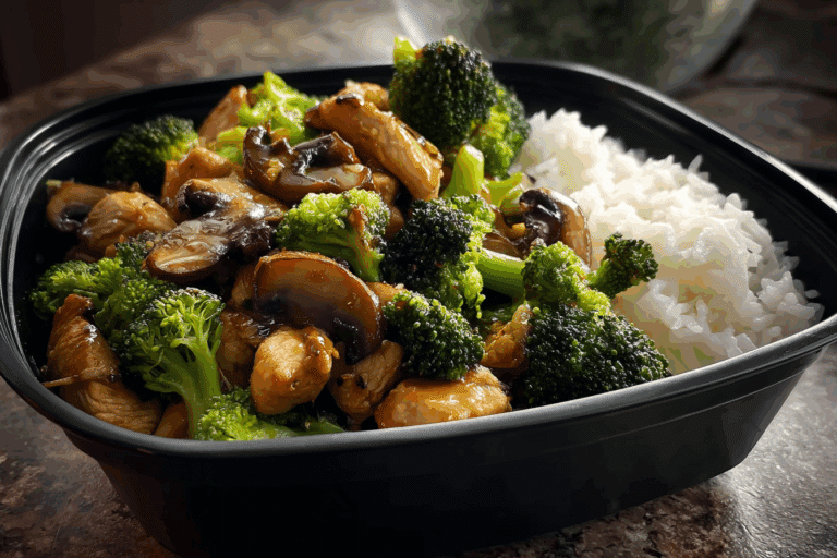Garlic Chicken Stir-Fry with Broccoli & Mushrooms