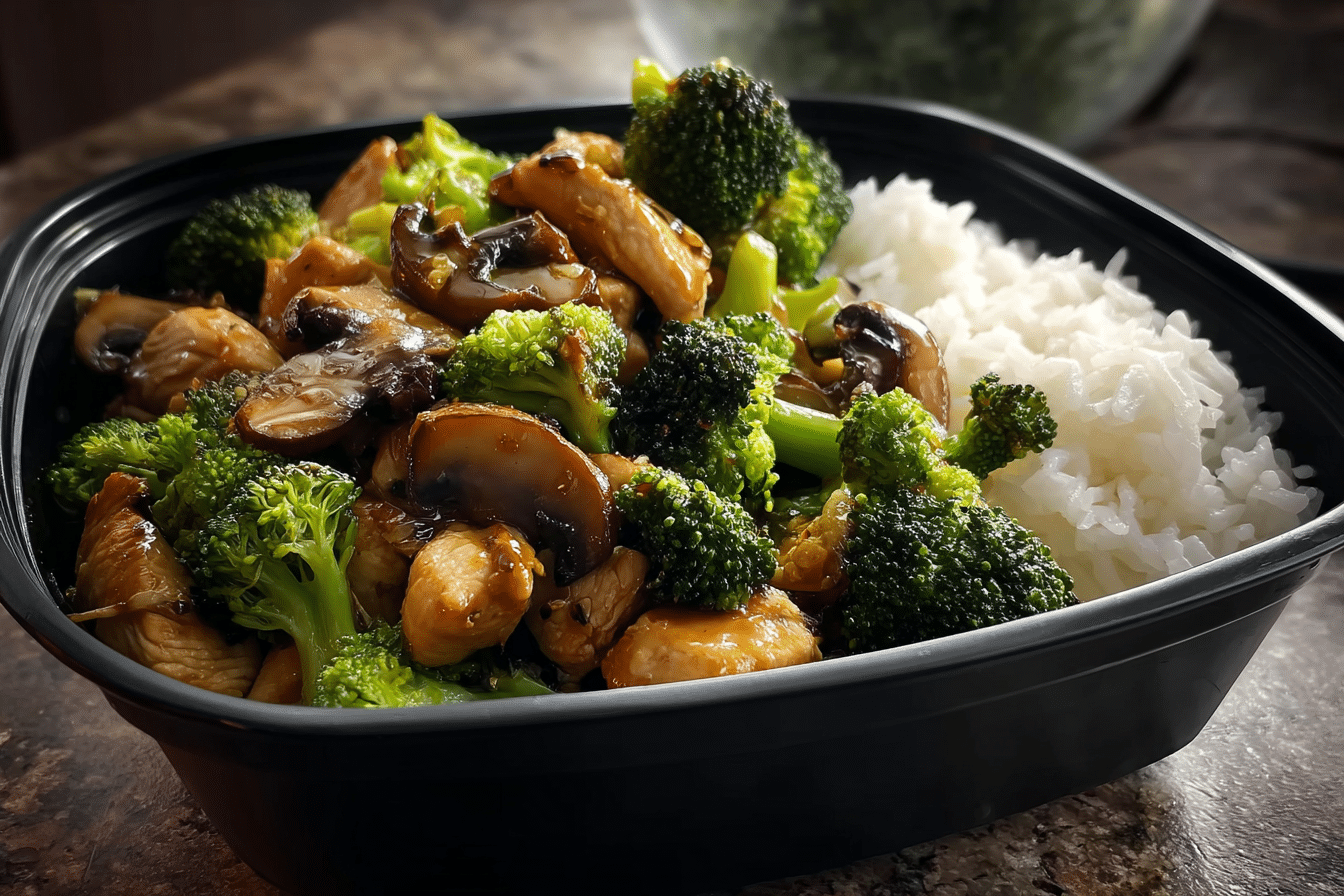 Garlic Chicken Stir-Fry with Broccoli & Mushrooms