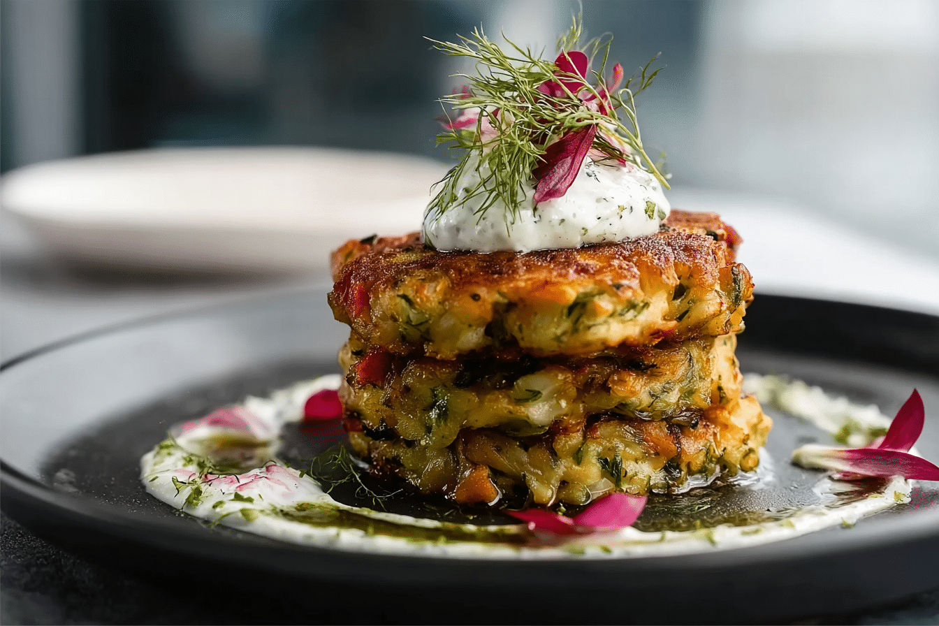 Kolokithokeftedes (Greek Zucchini Fritters)