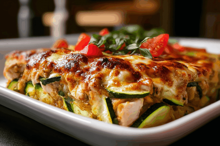 Ranch Chicken Zucchini Bake