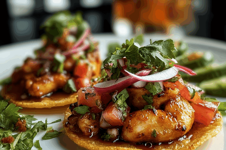 Mini Chicken Tostadas
