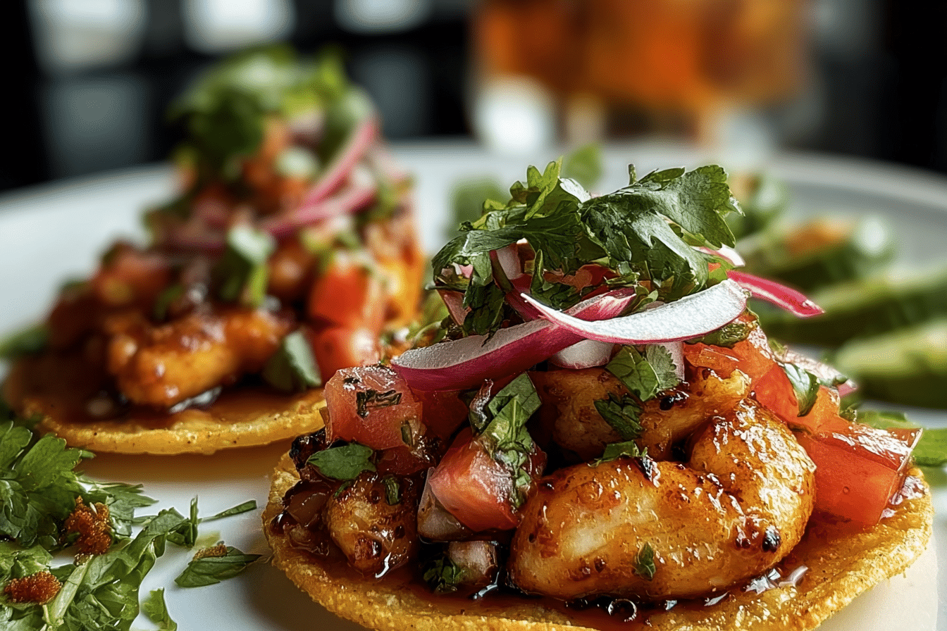Mini Chicken Tostadas