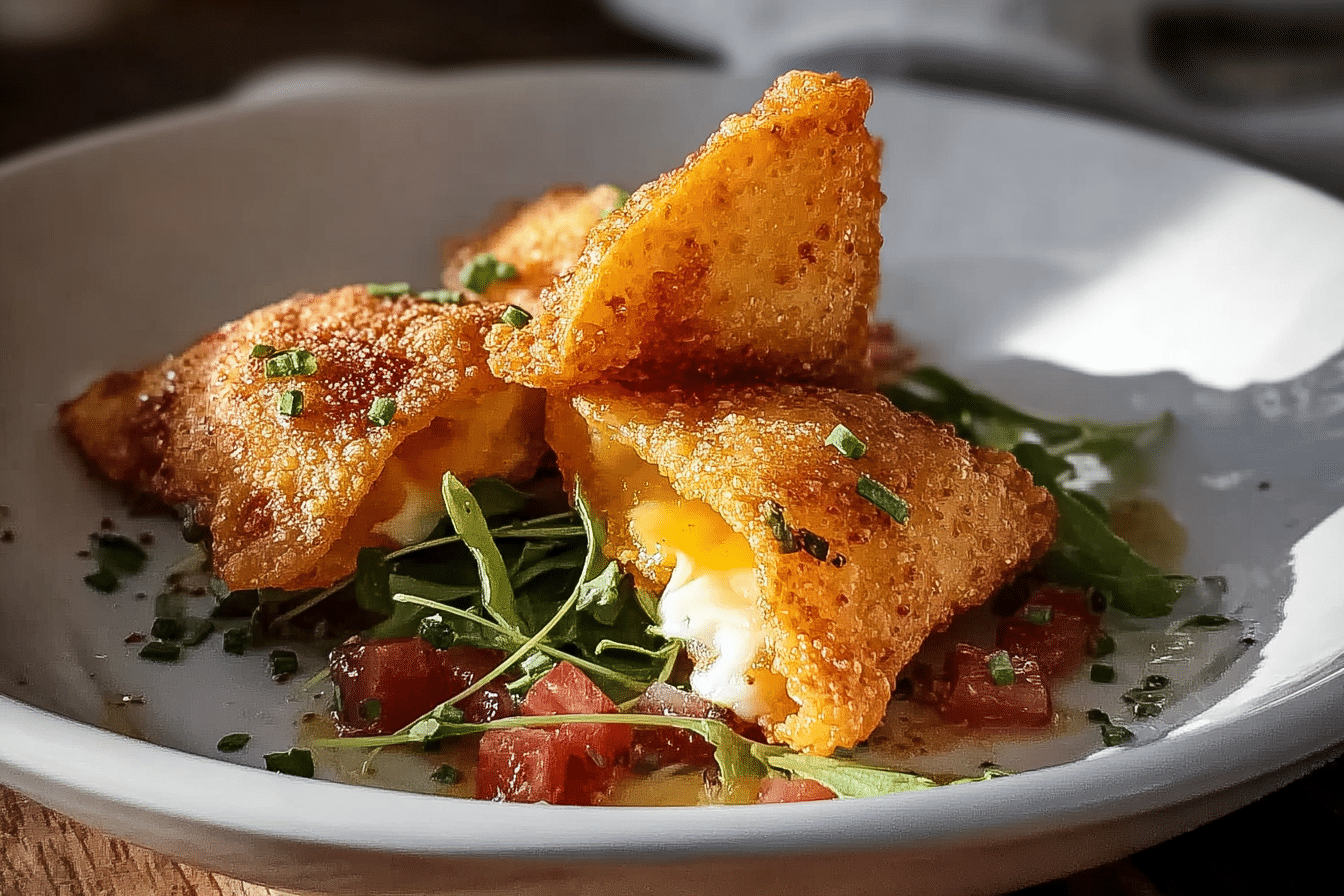 Fried Cheese Stuffed Doritos