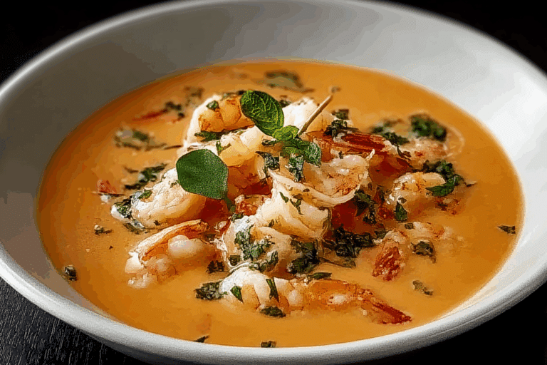 Creamy Crab and Shrimp Seafood Bisque