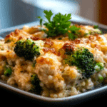 Scrumptious Chicken Broccoli Rice Casserole